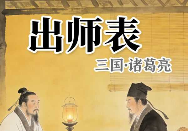 诸葛亮《出师表》里的悲壮与忠诚：初读嫌字多，再读泪满眶