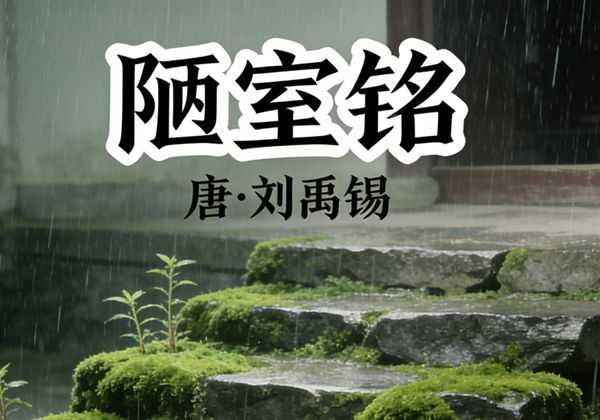 刘禹锡《陋室铭》：千年前的极简主义，专治精神内耗