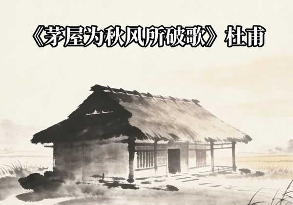 从《茅屋为秋风所破歌》读懂杜甫的苦难与大爱