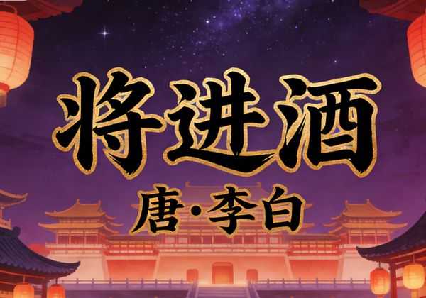 唐诗天花板！李白《将进酒》句句经典，写尽诗仙的豪迈与狂放