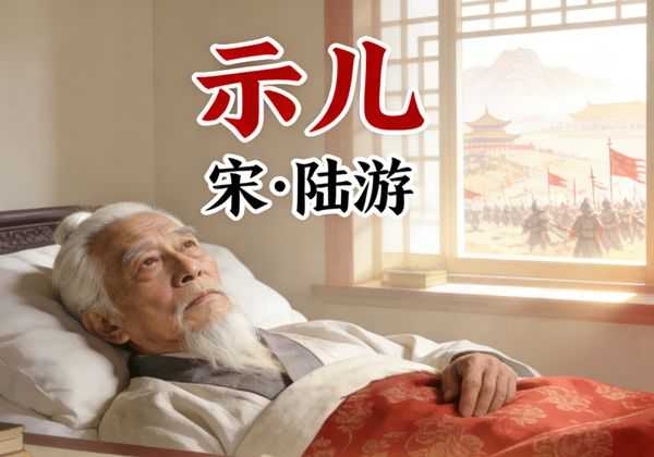 八十五岁陆游写下绝笔诗，不是诗，是他最后的抗金呐喊 ——《示儿》