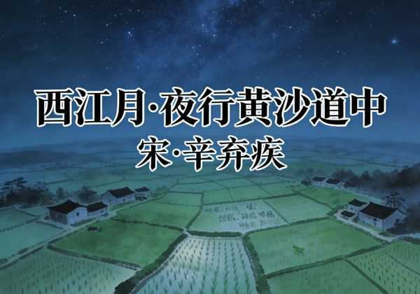  从封疆大吏到乡野闲人：辛弃疾退隐上饶，《西江月》写尽田园怡然