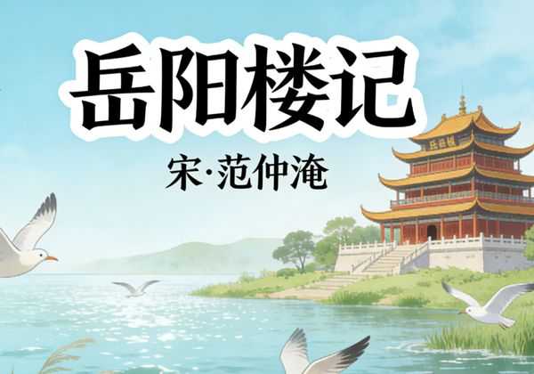 年少懂洞庭阔，中年懂范公愁：《岳阳楼记》藏着的人生通透