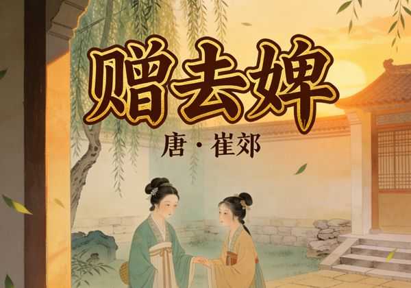 咫尺天涯的重逢：崔郊与《赠去婢》的凄美缘起