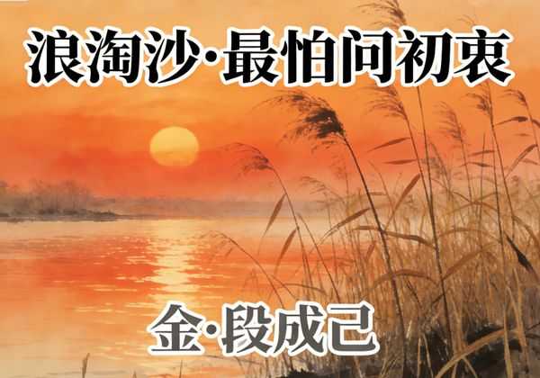 道尽中年沧桑：《浪淘沙·最怕问初衷》为何戳中无数人泪点